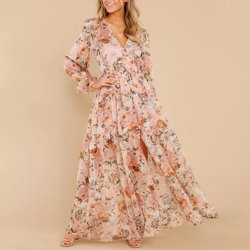 Floral Chiffon Dress