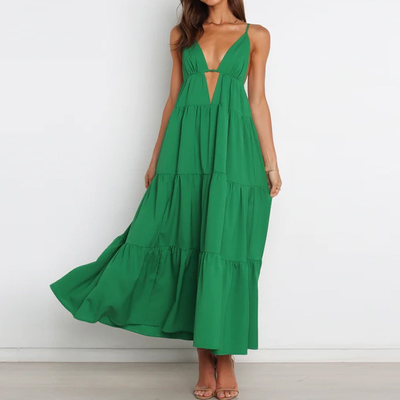 Casual Sexy Red Outfits Dress