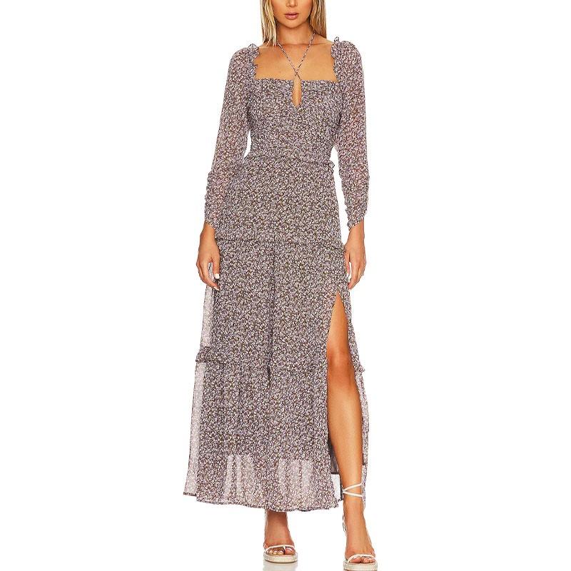 Floral Chiffon Dress