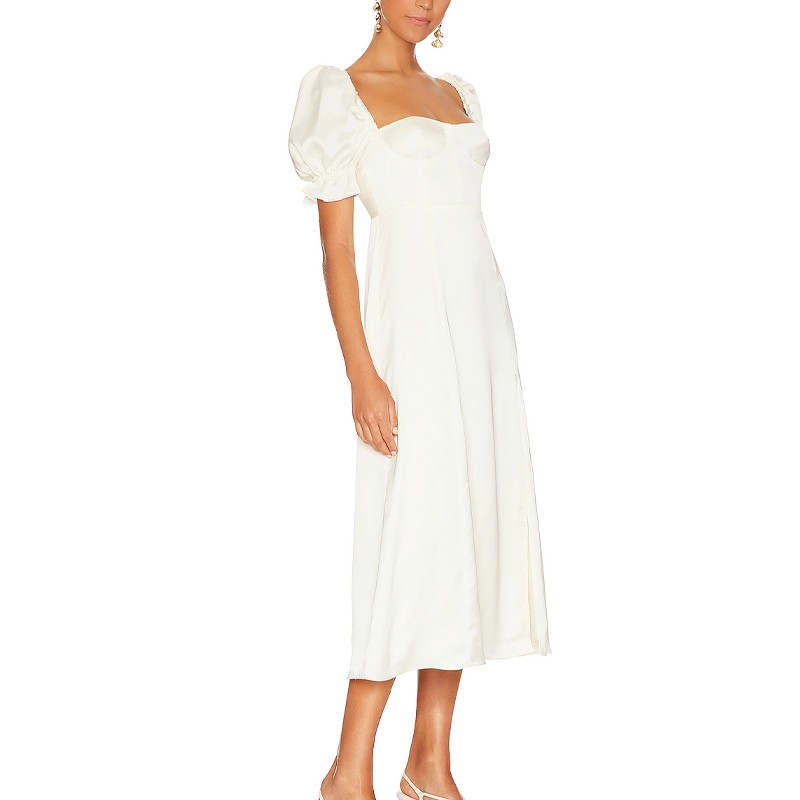 White Graduation Dress