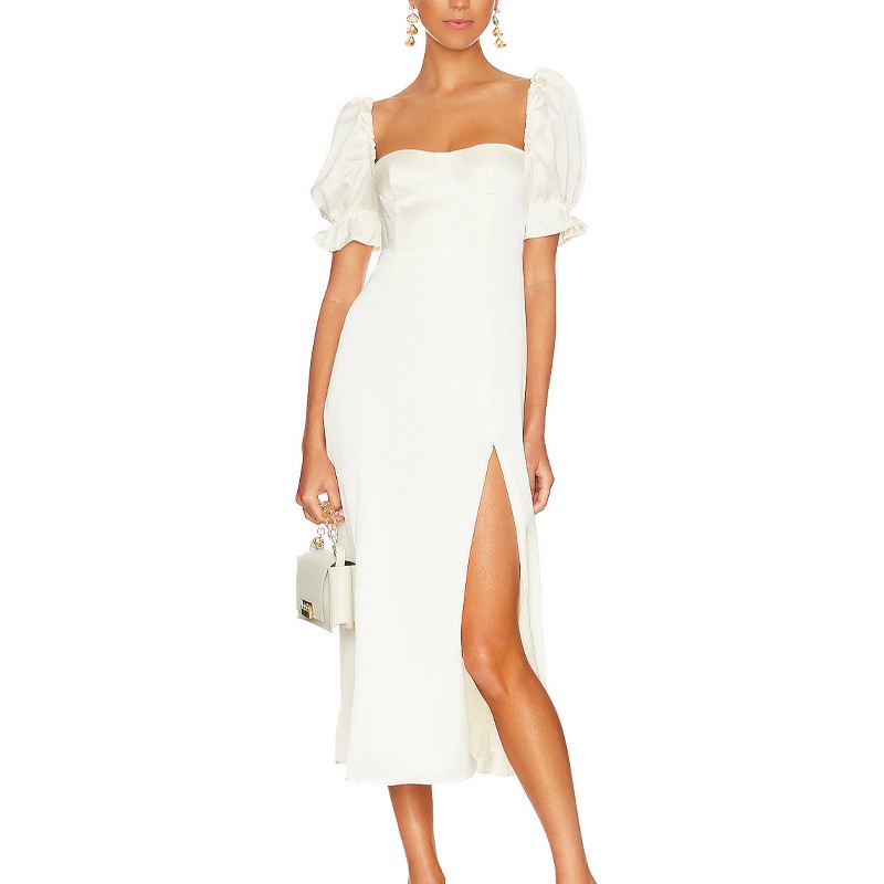White Graduation Dress