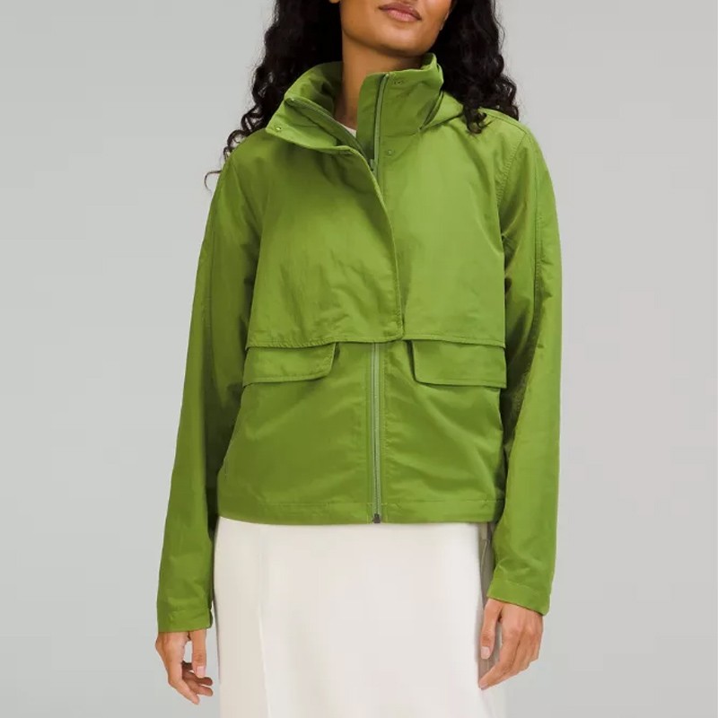 Bomber Jacket With Fur Hood