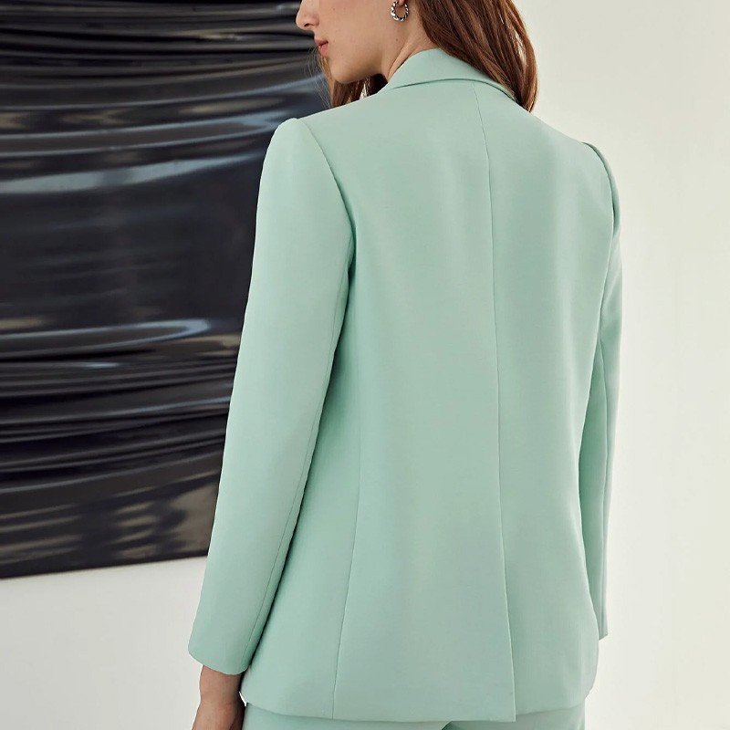 Fashion Ladies Puffer Blazers