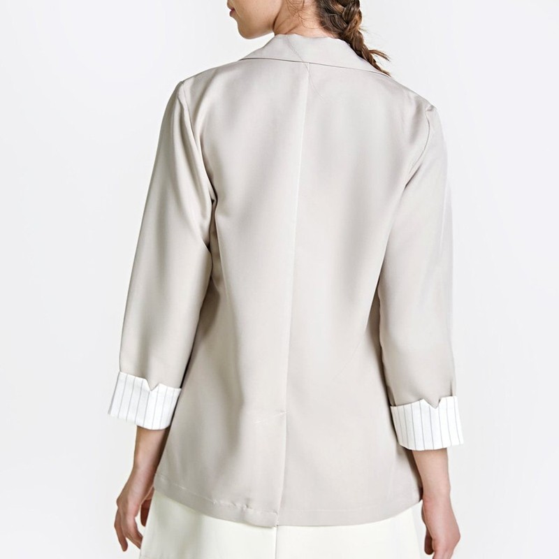 Long Sleeveless Blazer Shirt