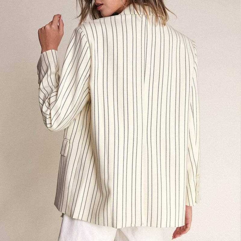 Casual Tweed Blazer Womens