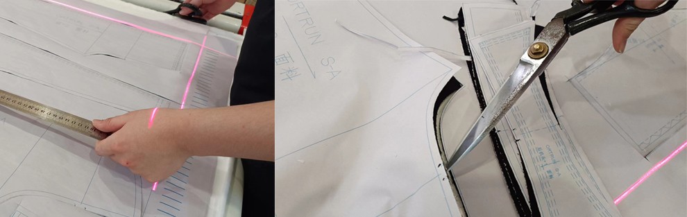 zippy clothing sample cutting