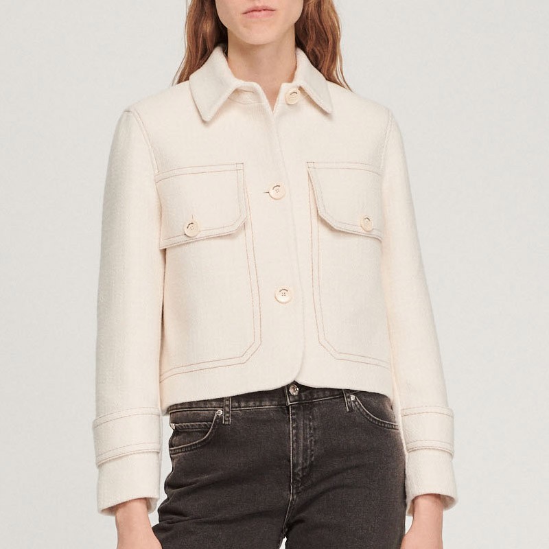 Stylish Off White Jacket