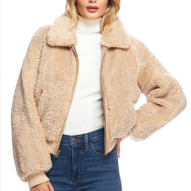 Khaki Safety Jacket For Women