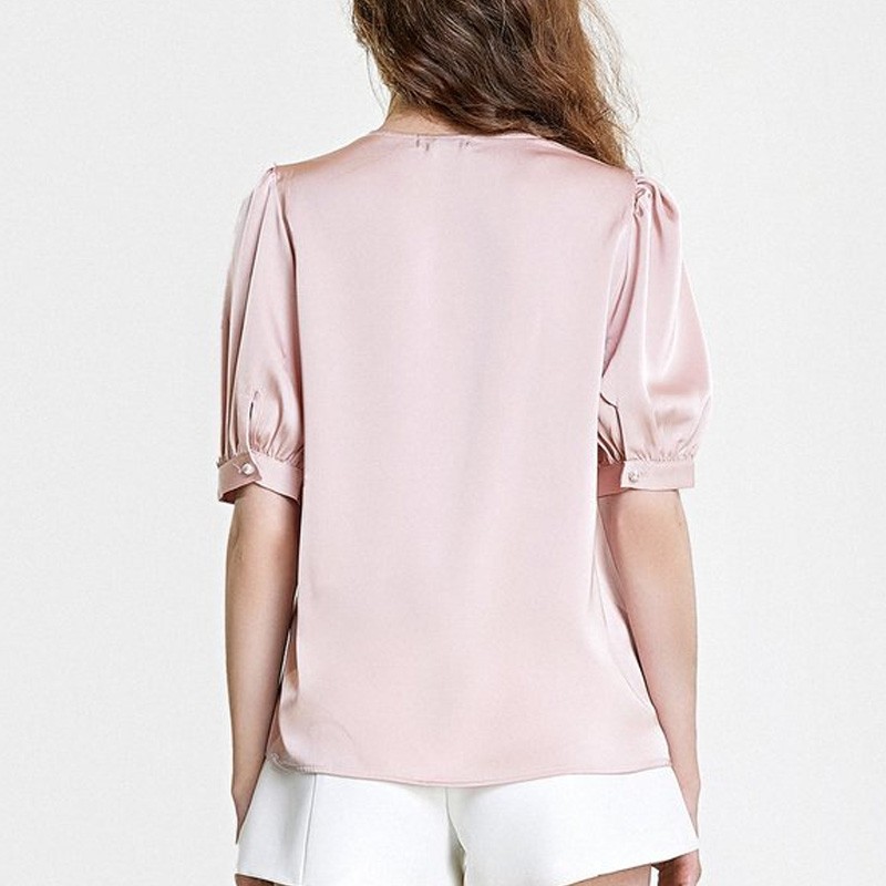 Rose Gold Silk Top