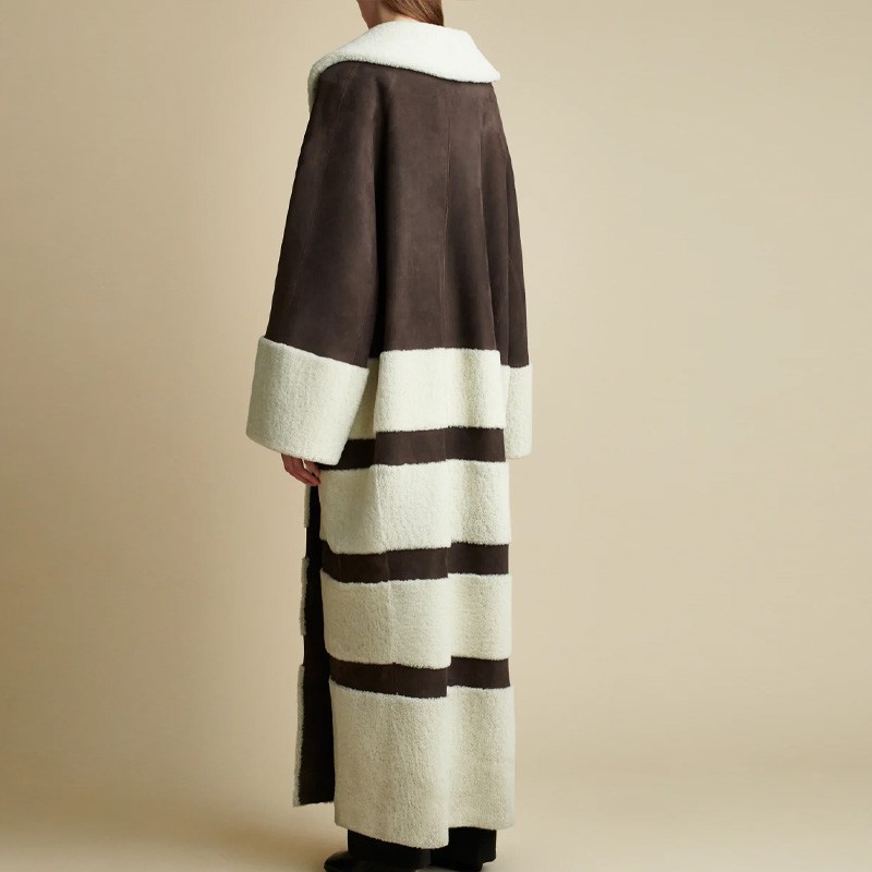 Camel Trench Long Winter Jacket