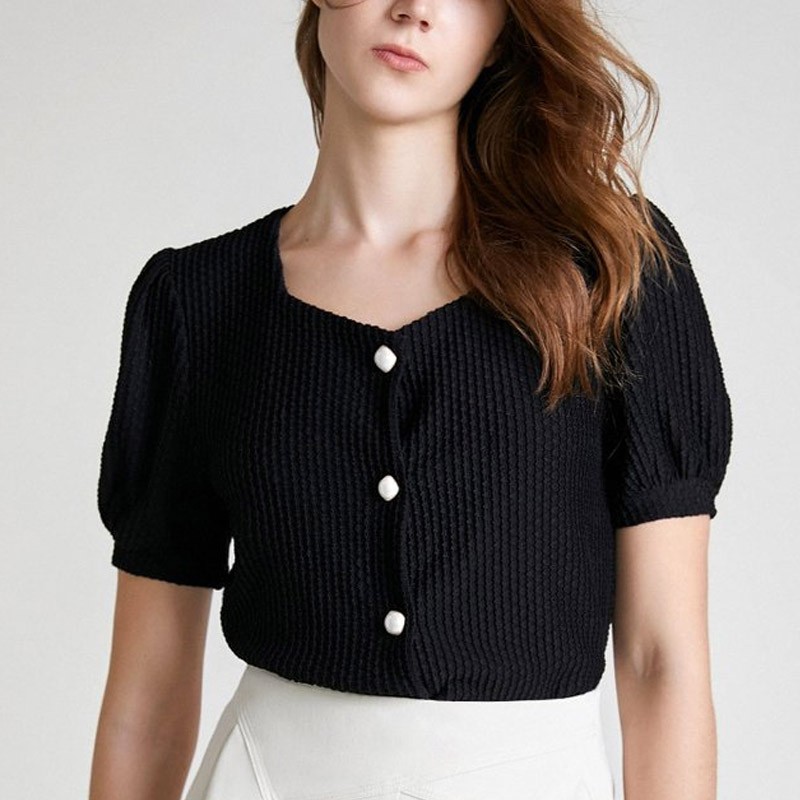 formal Rib Knit Tops for women