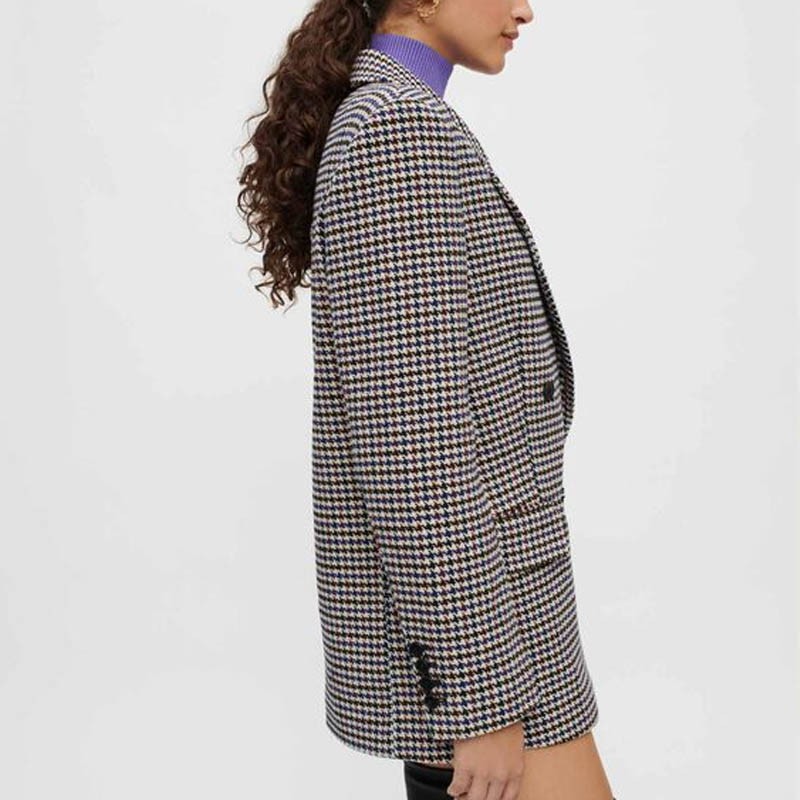 Women'S Long Plaid Coats & Jackets