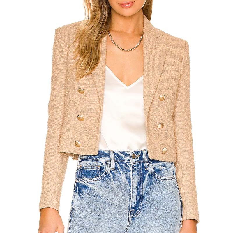 Tan Short Trench Coat