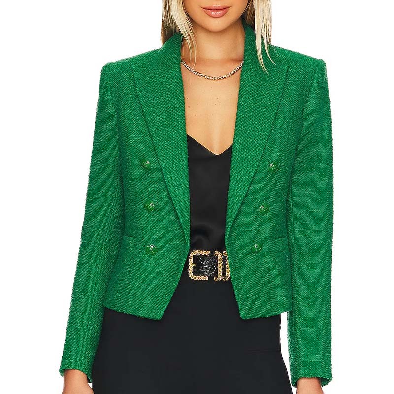 Green Puffer Jacket Coat