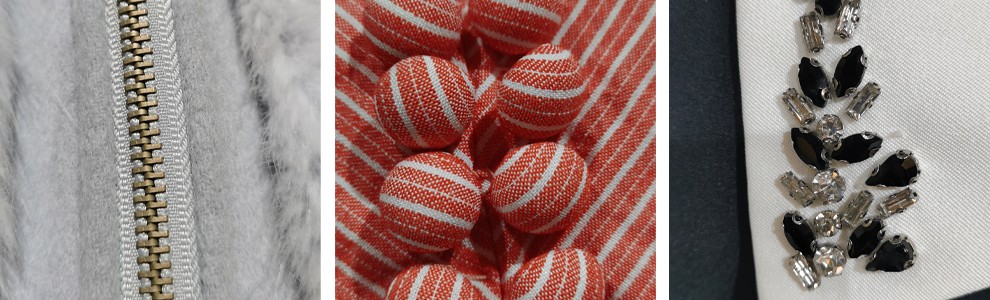 zippy clothing trims and accessories