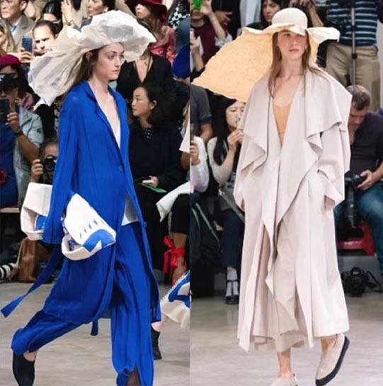 Tension lines -- pleated elements