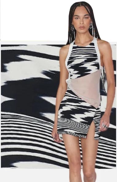 Clothing design details - stripes